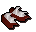 Red spiky vambraces