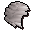 A powdered wig