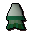 Green elegant skirt
