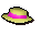 Pink boater