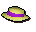 Purple boater