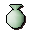 Green dark bow paint