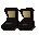 Dark tuxedo shoes