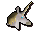White unicorn mask