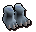Snow imp costume feet