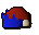 Wise old man's santa hat