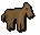 Brown toy horsey