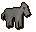 Grey toy horsey