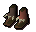Mixed hide boots