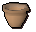 Unfired plant pot