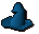 Blue wizard hat