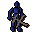Blue marionette