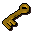 Brass key